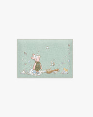 Piglet Bubble Bath Soft Green Bath Mat