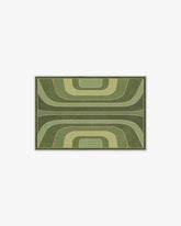 Paradox Green Flatwoven Rug by Jonathan Adler