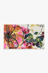 Watercolour Floral Multicolour Rug
