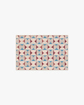 Orana Red & Light Blue Rug