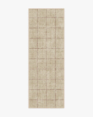 Glen Plaid Camel & Burgundy Rug