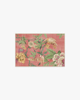 Bamboo & Bird Blossom Pink Flatwoven Rug by Sanderson