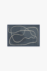 Strova Dusk Blue Flatwoven Rug