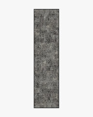 Balancing Act Black Flatwoven Rug by Keith Haring