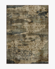 Gaia Charcoal & Tan Rug