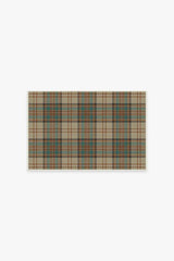 Dress Stewart Tartan Khaki Flatwoven Rug