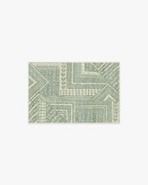 Bogolan Sage Flatwoven Rug by Malene Barnett