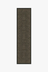 Bluebell Soft Black Flatwoven Rug by Morris & Co.