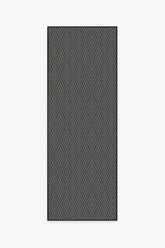 Halo Diamond Grey Outdoor Rug