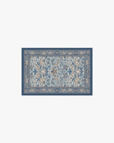 Strawberry Thief Indigo & Ivory Flatwoven Rug by Morris & Co.