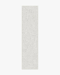 Freestyle Pearl Flatwoven Rug by Keith Haring