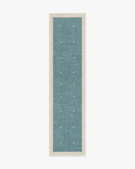 Luna Soft Teal Rug by goop