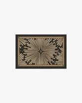 Gatsby Black & Gold Rug by Jonathan Adler