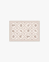 Squirrel & Hedgehog Fawn Flatwoven Rug by Sanderson