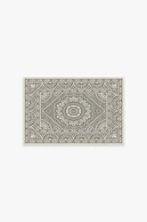 Almana Black & White Flatwoven Rug