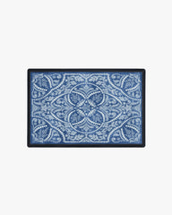Winter Medallion Blue Doormat