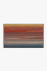 Linear Striped Multicolor Rug