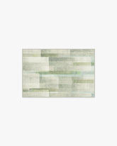 Solar Drift Silver Green Rug