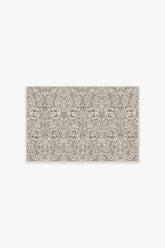 Mickey Damask Stone Flatwoven Rug