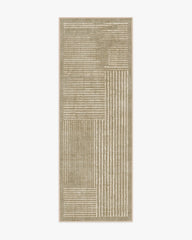 Linear Oasis Warm Taupe Rug