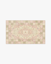 Playful Patchwork Pink Rug