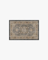 Zahra Ink & Vintage Citron Flatwoven Rug