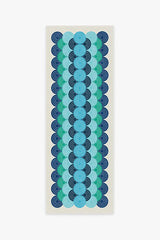 Biba Blue Green Flatwoven Rug by Jonathan Adler