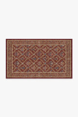 Bellflowers Amber Red Rug by Morris & Co.