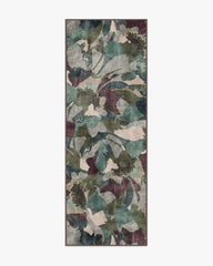 Peony Promenade Aubergine Rug by Liberty
