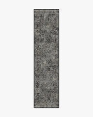 Balancing Act Black Rug by Keith Haring