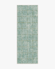 Glen Plaid Green & Gold Rug