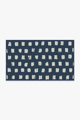 Cobblestone Navy Outdoor Rug
