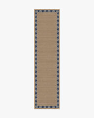Shelley Slate Blue & Natural Re-Jute Rug