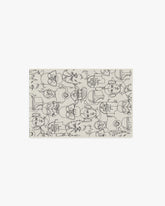 The Saga White & Black Rug
