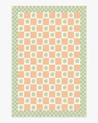 Mini Daisy Checkerboard Rug