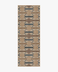 Reed Slate Blue & Natural Re-Jute Rug