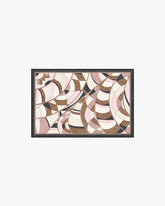 Portobello Road Soft Pink & Black Flatwoven Rug by RIXO