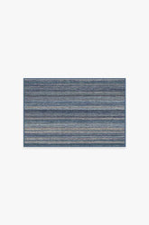 Multi Stripe Blue Rug