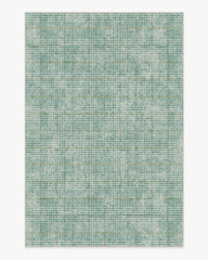 Glen Plaid Green & Gold Rug