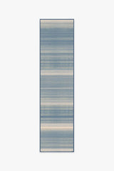 Coastal Linear Stripe Slate Flatwoven Rug