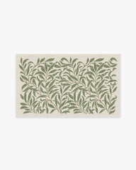 Pure Willow Boughs Green Flatwoven Rug by Morris & Co.