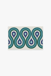 Milano Peacock Rug by Jonathan Adler