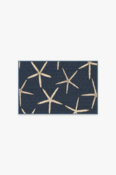 Starfish Navy Flatwoven Rug