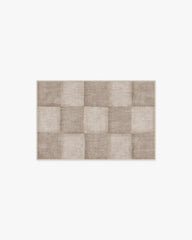 Hearth Check Warm Grey Rug