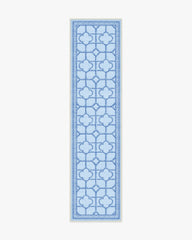 Shaded Bamboo Blue Outdoor Rug by Mrs. Alice