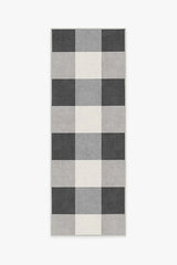 Buffalo Plaid Black & White Rug