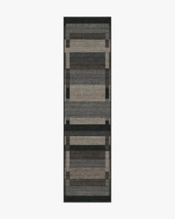 Paris Tonal Grey Flatwoven Rug by Michael Michalsky