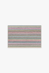 Multi Stripe Polychrome Rug