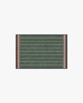 Fruit Stripe Spruce Green Rug by Morris & Co.