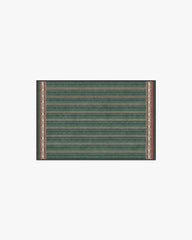 Fruit Stripe Spruce Green Rug by Morris & Co.
